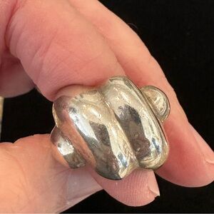 Bold Silver Statement Ring